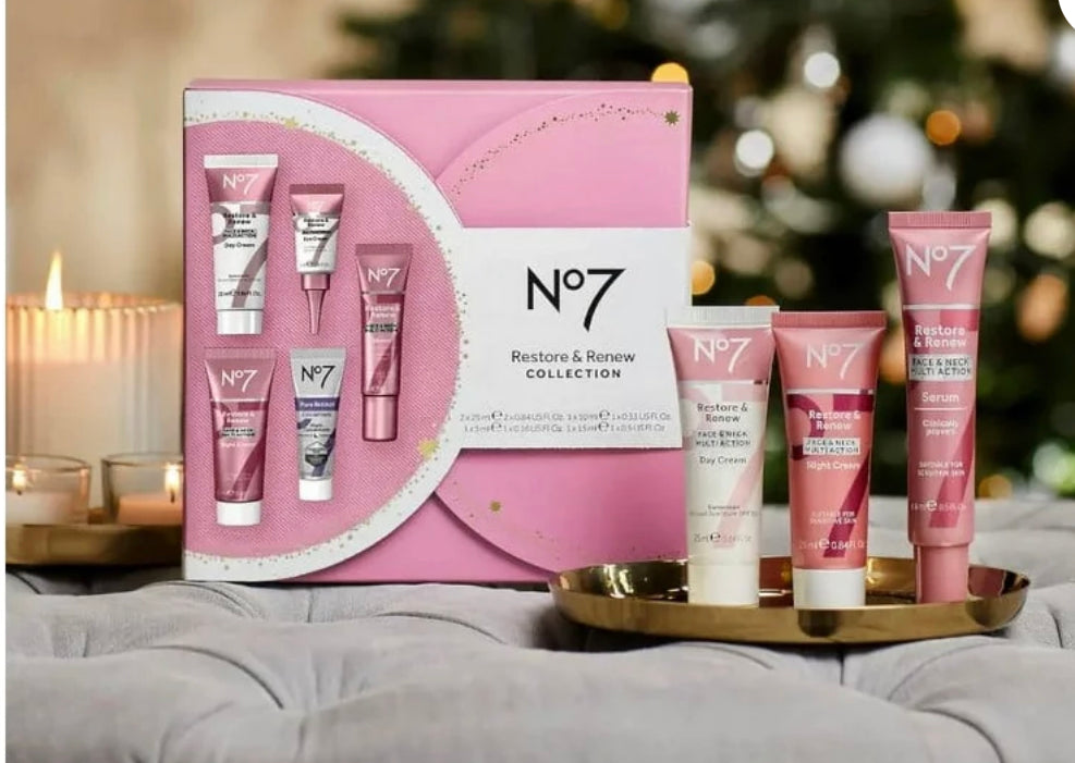 No7 Restore & Renew Collection Skincare Gift Set 5 Piece