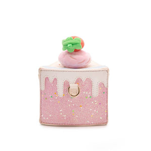 Cake Slice Handbag - Strawberry Confetti