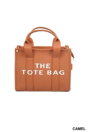 Vegan Leather The Tote Bag: CAMEL