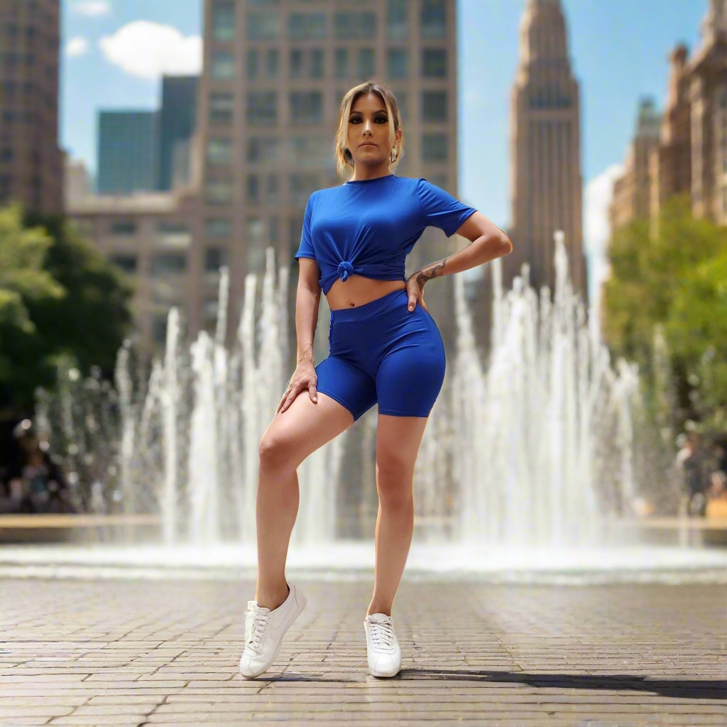 Blazin Blue Biker Set
