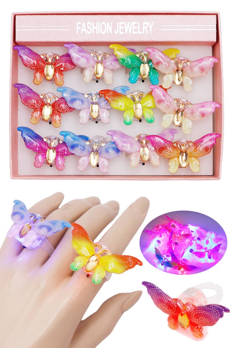 Butterfly LED 3D Ring