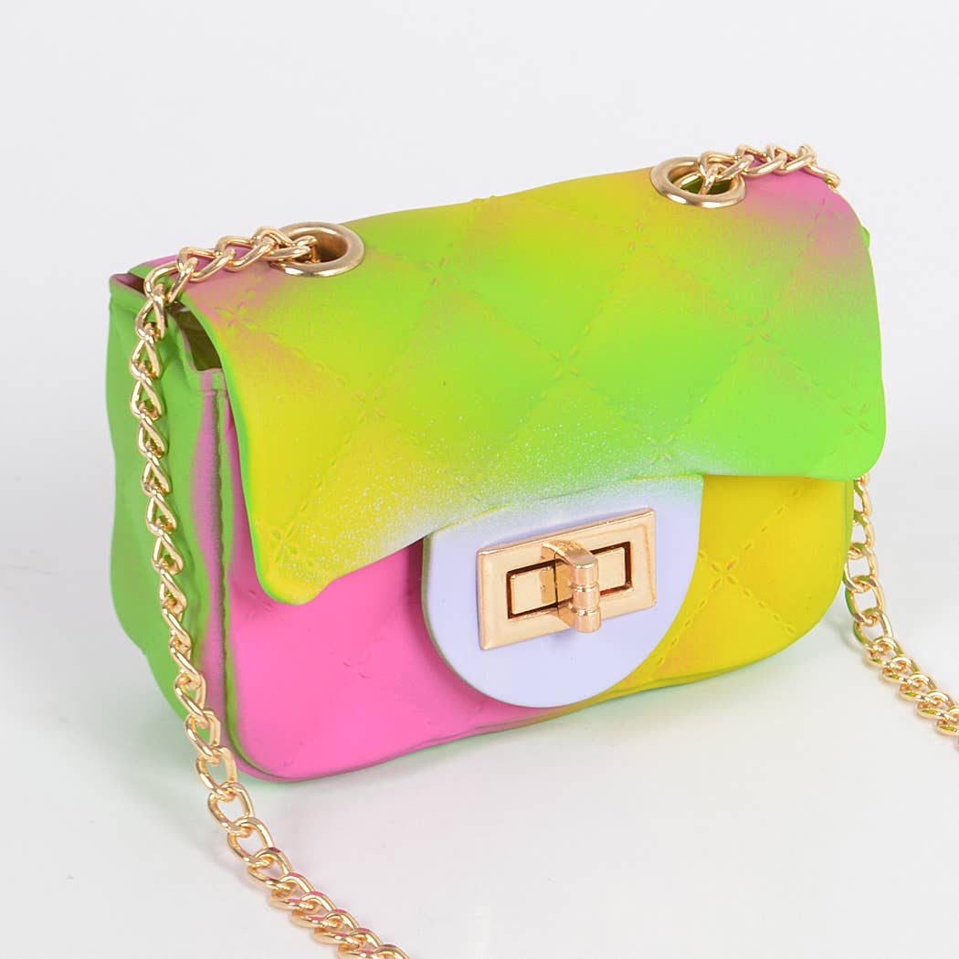 Green Jelly Multicolor Mini Bag