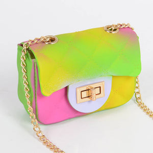 Green Jelly Multicolor Mini Bag