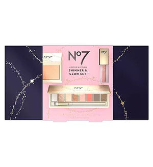 No 7 Limited Edition Shimmer & Eye Glow Set