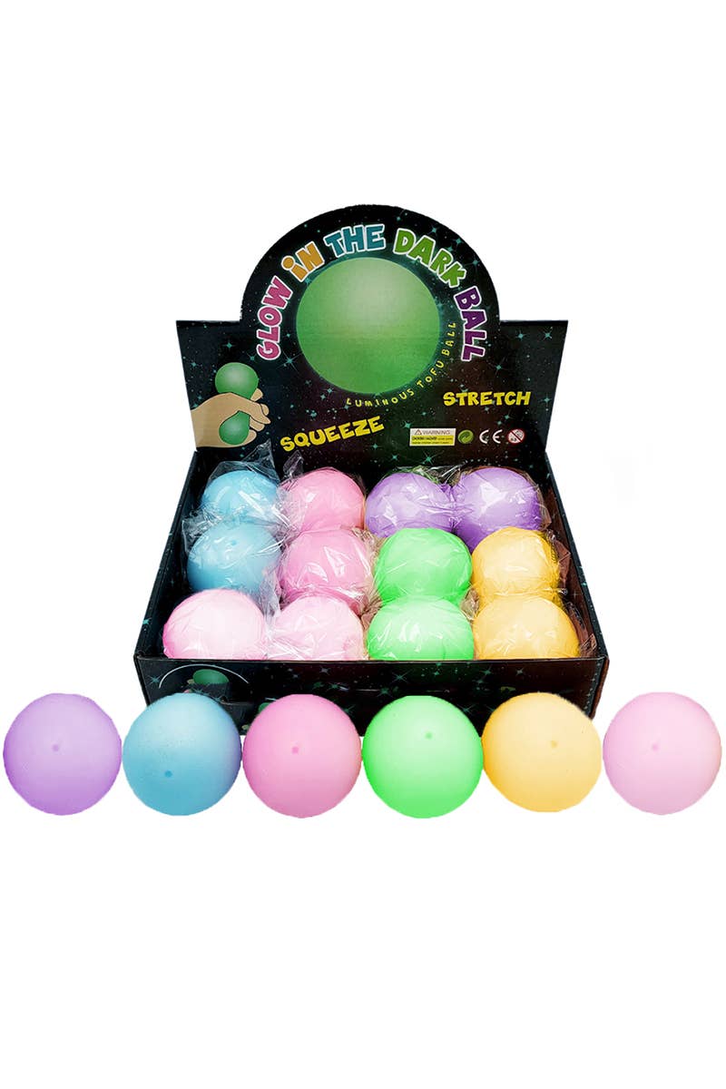 Glow In The Dark Squishy Tofu Ball