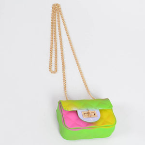 Green Jelly Multicolor Mini Bag