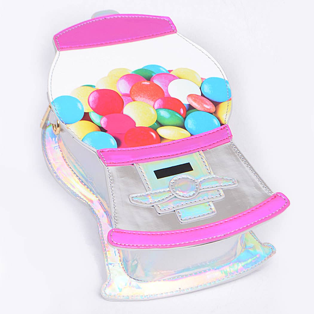 Silver Candy Machine Handbag