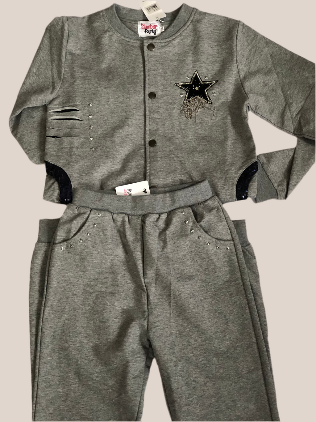 Grey Stars Tracksuit