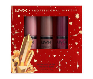 NYX Professional Makeup Butter Lip Gloss -3 Piece Gift Set