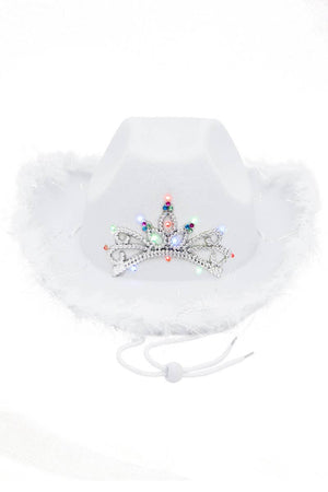 Cowgirl LED Light-Up Hat