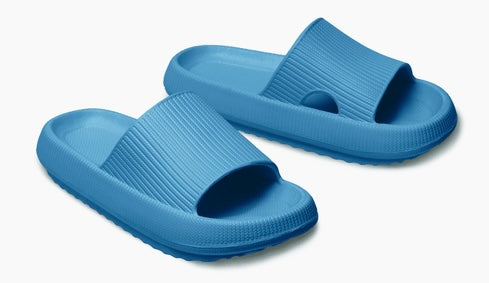 Blue Foam Cushion Slides