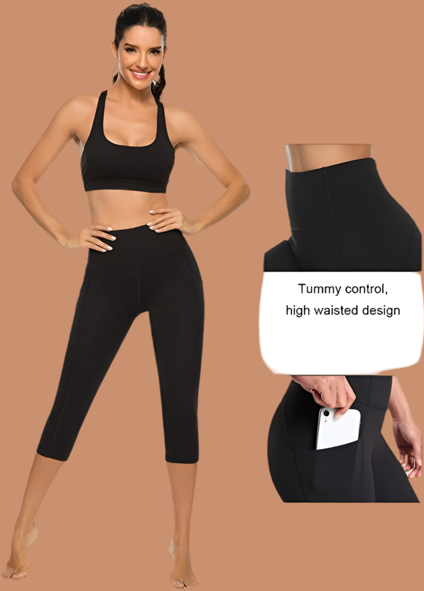 Capri Yoga Pants with Pockets