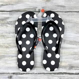 Polka Dot Flip Flops