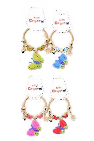 Kids Butterfly Bangle Bracelet