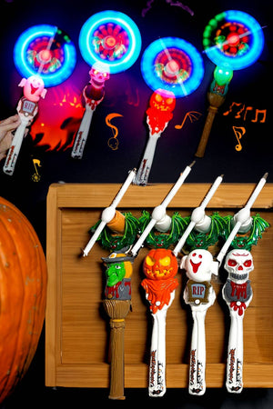 Halloween Head Light-Up Glow Wand