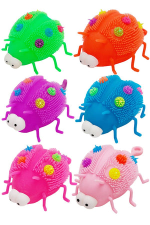 Ladybug Spiky Puffer LED  Squishy