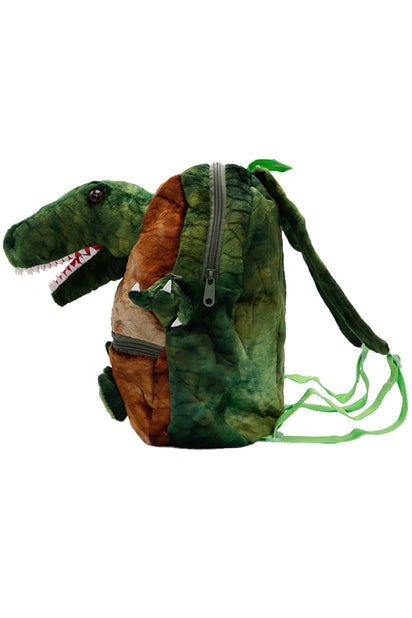 Dinosaur Plushie Zippered Backpack