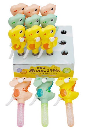 Baby Dino  Hand-Held Fan Bubble Wand