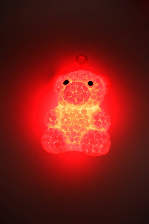 LED Teddy Bear Rose Squishy