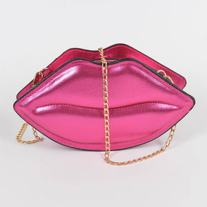 Fuchsia Kiss Me Fashion Clutch