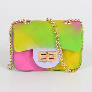 Green Jelly Multicolor Mini Bag