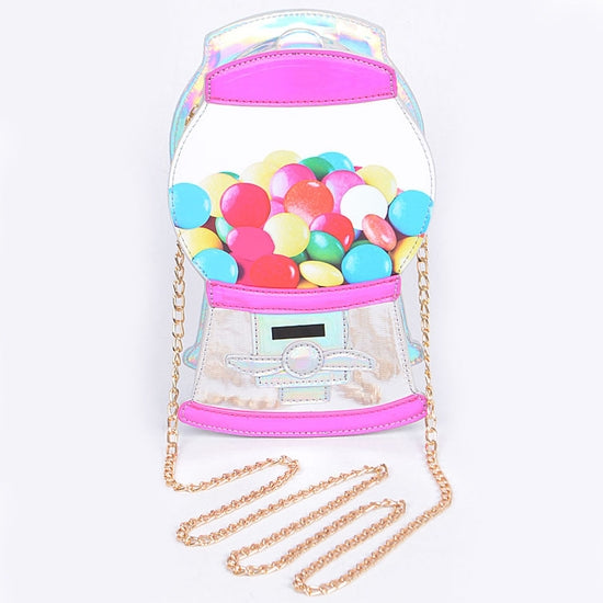 Holographic Bubble Gum Machine Handbag