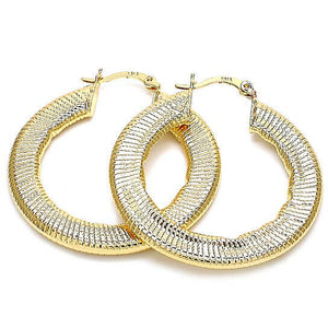 Flat Hoop Earrings