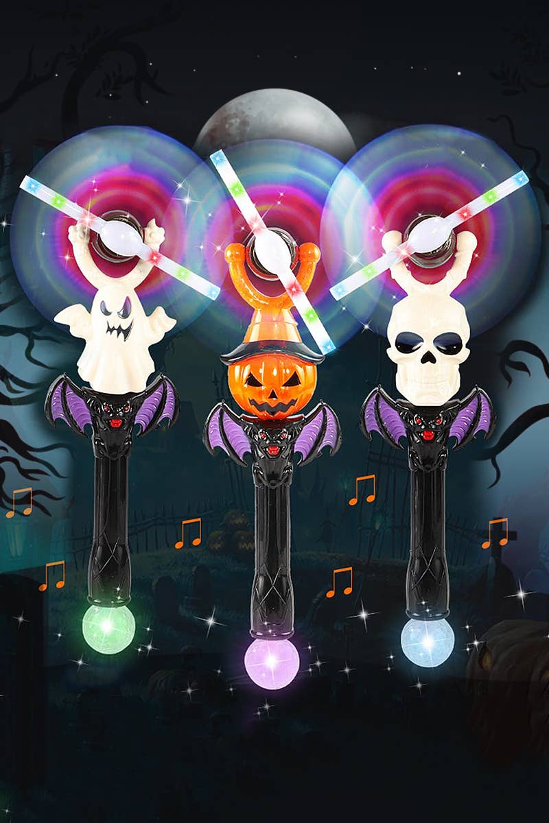 Halloween Head Spinning LED Glow Wand