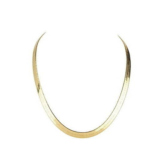 18k Gold Herringbone Chain