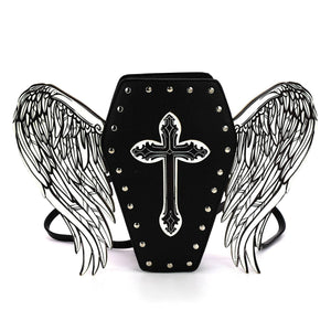 Angel Wings Glow in the Dark Coffin Bag