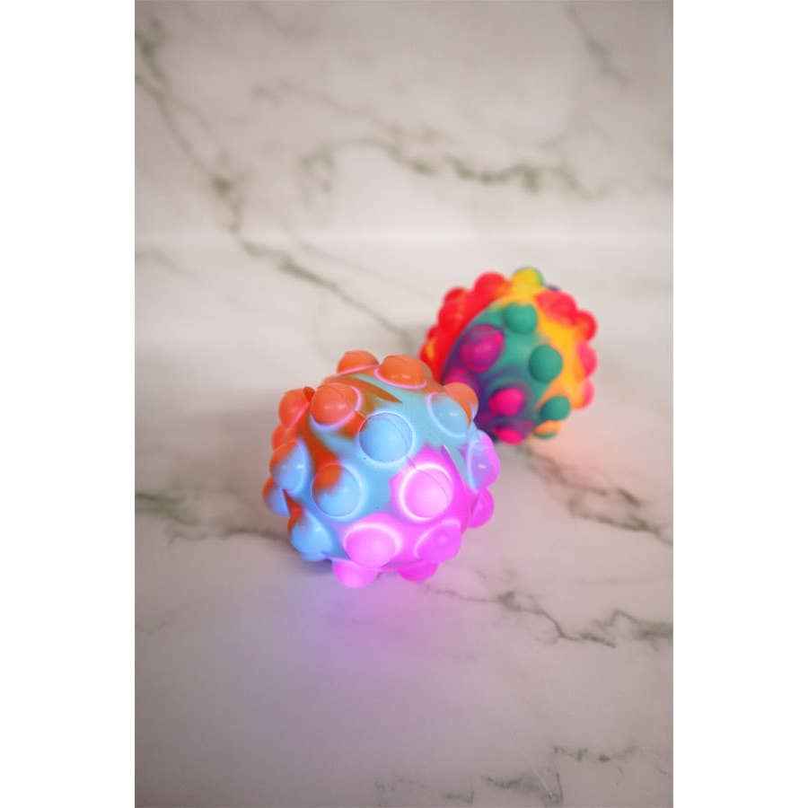 Squishy LED Lit-Up Pop Ball