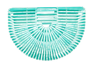 Green  Acrylic Fan Tote