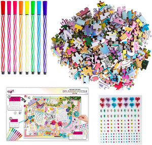 Fashion Angels Color & Bling DIY Jumbo Puzzle Design Kit