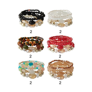 Multiline Beaded Bracelet