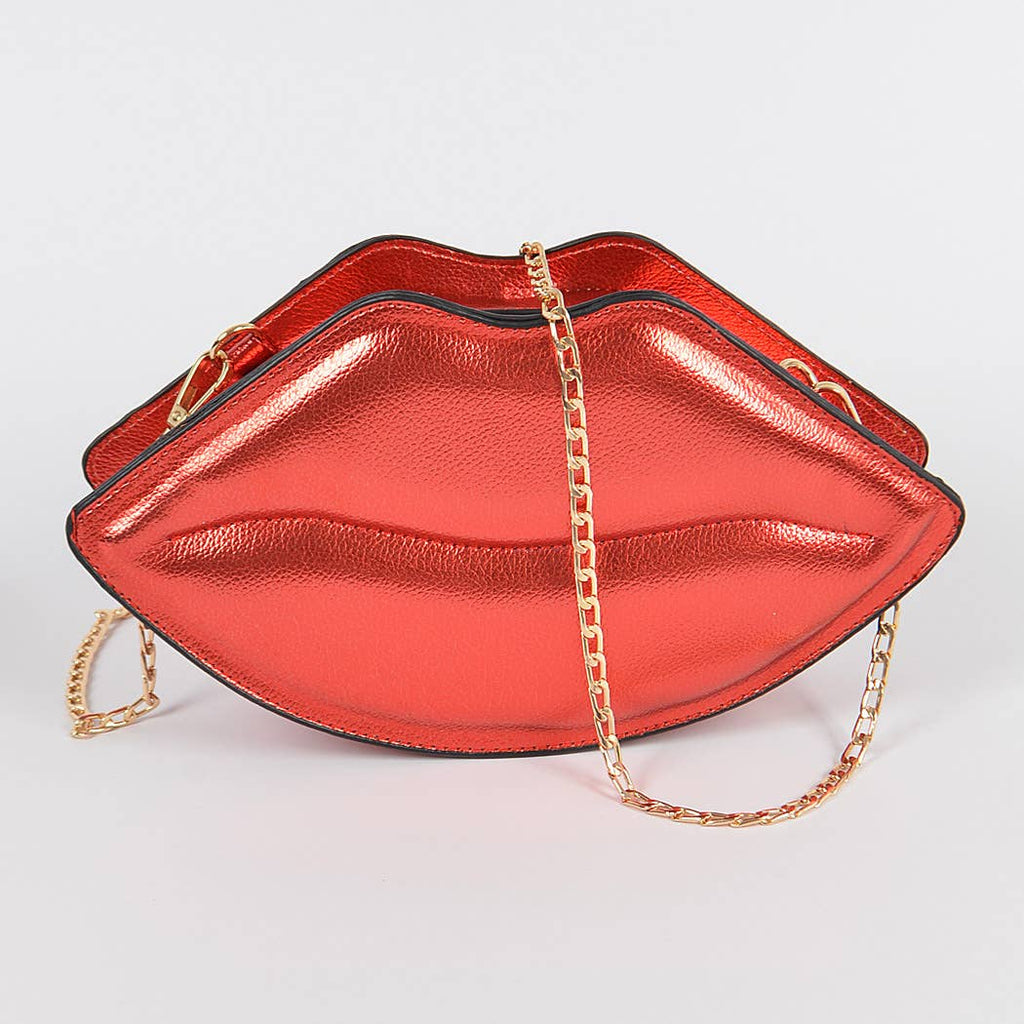 Red Kiss Me Fashion Clutch