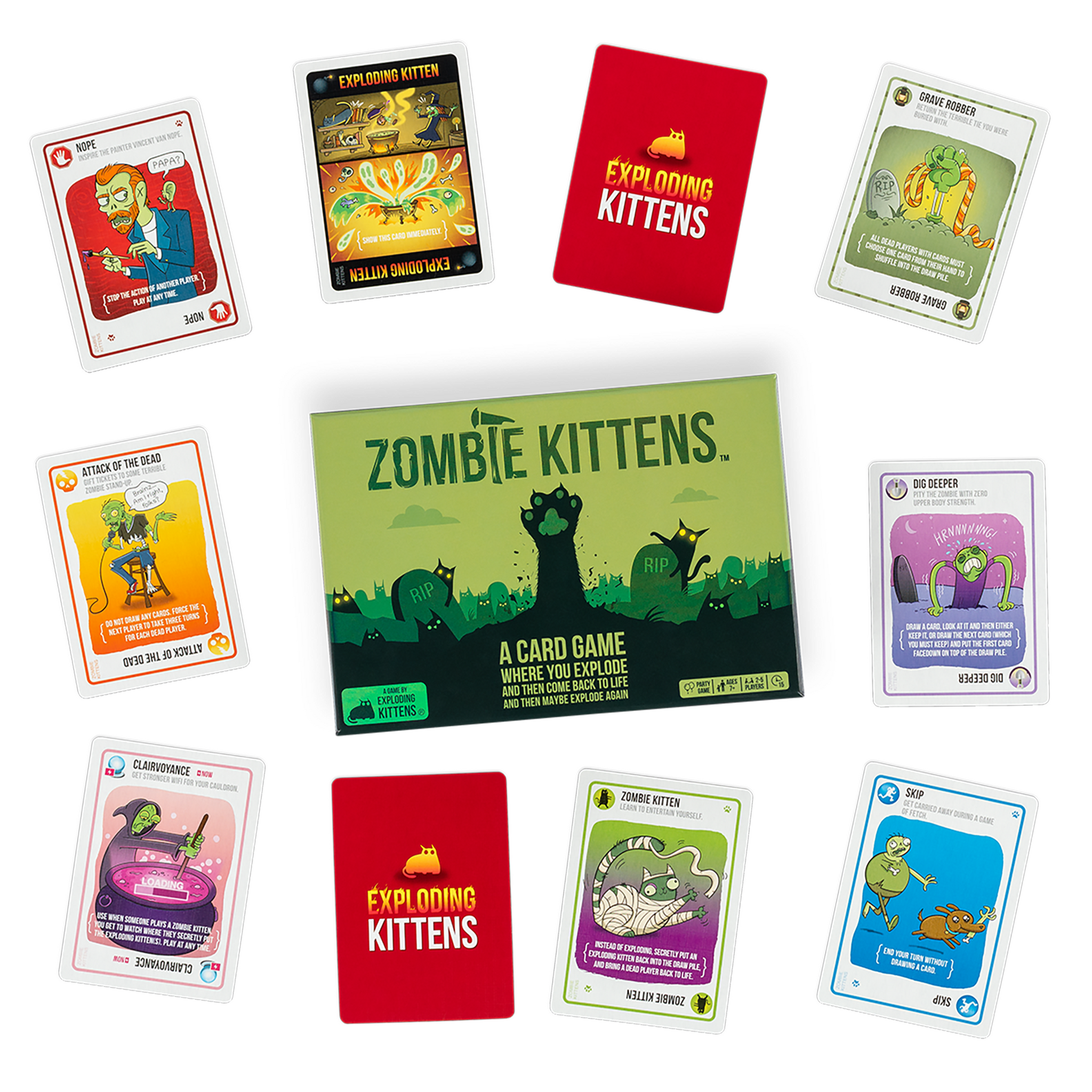 Zombie Kittens Party Game