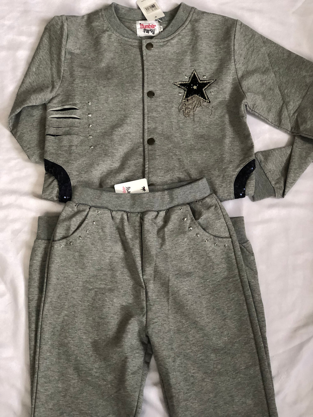 Grey Stars Tracksuit