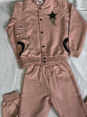 Pink Star Tracksuit