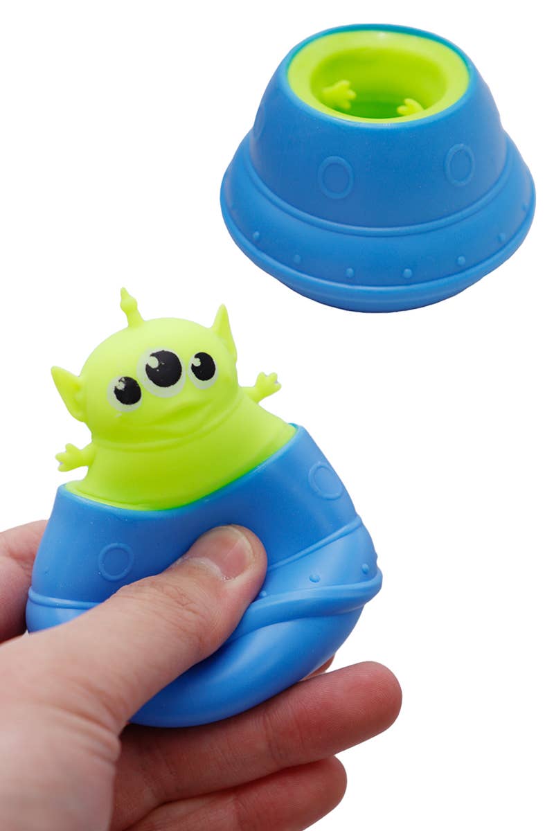 UFO Pop-Up Squeeze Toy