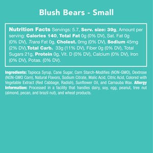 Blush Bears Candy Fruit Gummies