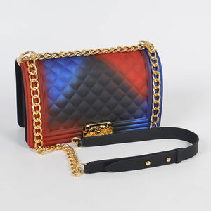 Black Multicolor Jelly Crossbody