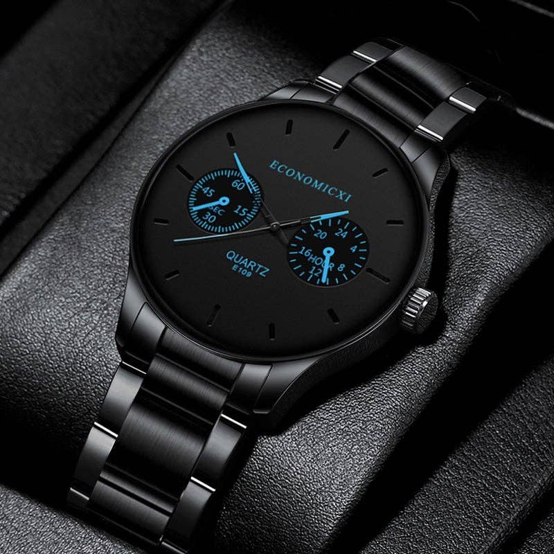 Quartz Stainless Steel Strap Men Watch