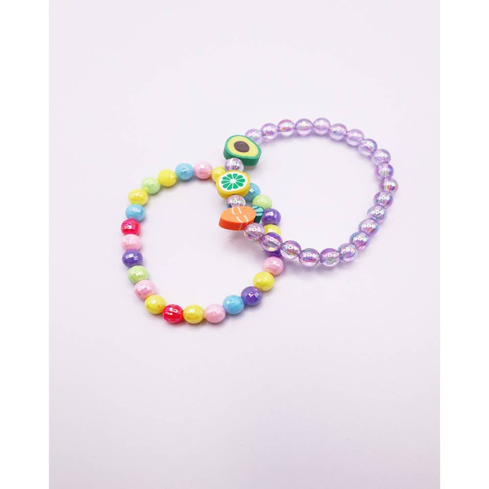 Colorful Beads Bracelet Set