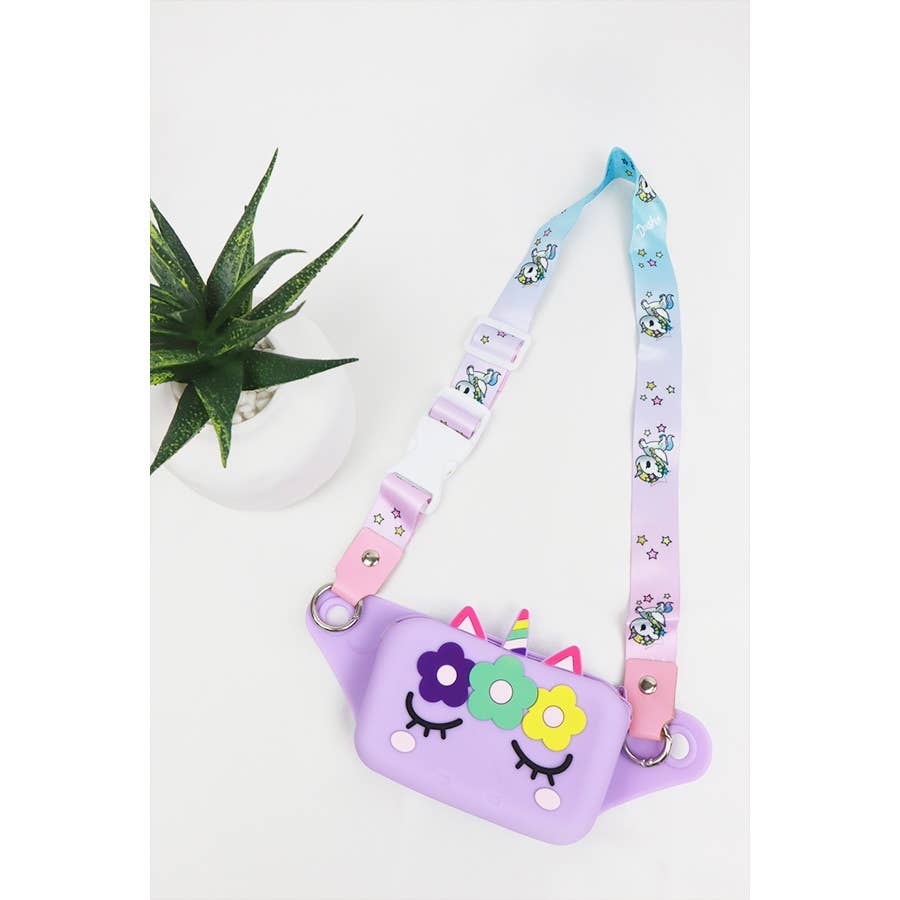 Kids Unicorn Silicon Fanny Pack