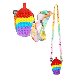 Drink Cup Push Pop Fidget Bag