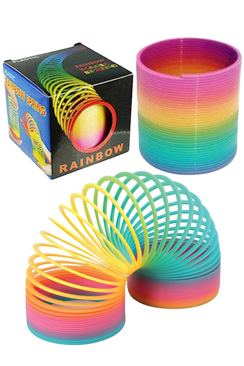 Rainbow Pastel  Slinky Toy