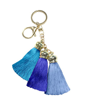 Blue Capri Tassel Charms