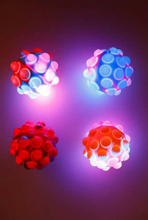 Squishy LED Lit-Up Pop Ball