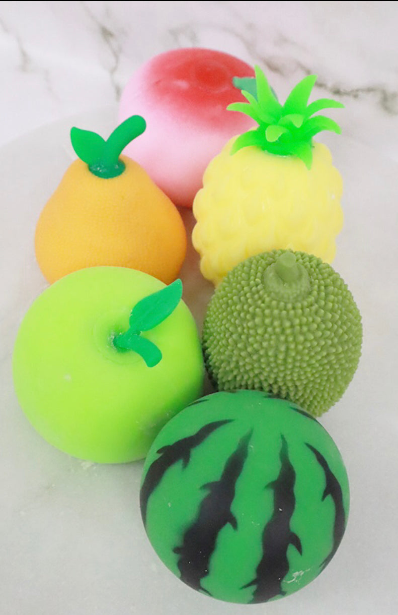 Assorted Fruits Squishy Toy