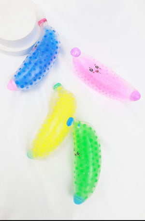 Gel Bead Banana Squeeze Toy